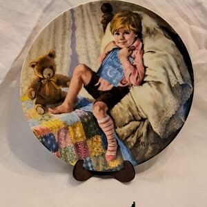 Vintage Decorative Collectors Plate "Diddle Diddle Dumpling" 1984